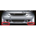 Smart Fortwo Brabus Frontspoiler Gitter Grille Links Of Rechts