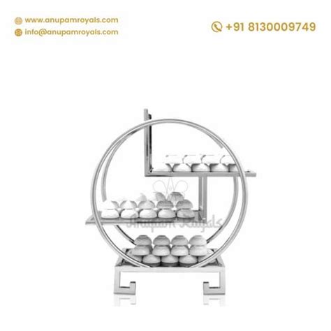 Stainless Steel Buffet Display Stand An Ds Ss 081 For Hotel Banquet