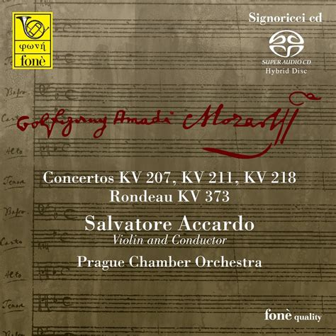 Apple Music에서 감상하는 Prague Chamber Orchestra Salvatore Accardo의