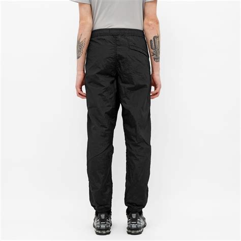 Stone Island Garment Dyed Nylon Metal Ripstop Sweat Pant Black End Es