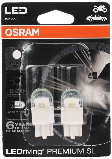 Car Truck Parts LED Lights OSRAM W21 5W LEDriving 580 T20 W3x16q LED