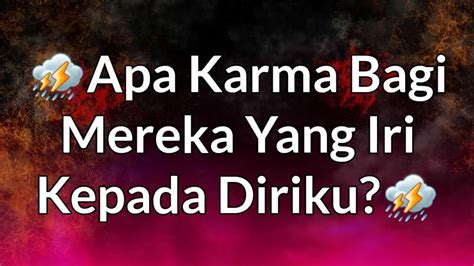 Pick A Card Pilih Kartu Apa Karma Mereka Yang Iri Padaku