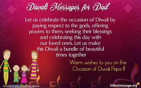 Diwali Messages for Dad, Best Diwali Wishes Father | Message for dad ...