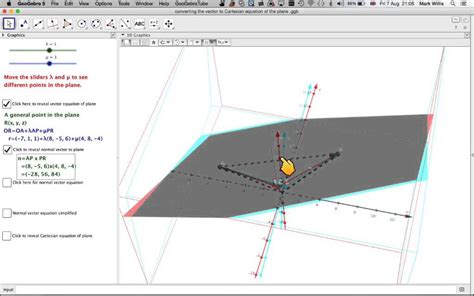 Converting From Vector To Cartesian Equation Of The Plane In 3d Youtube