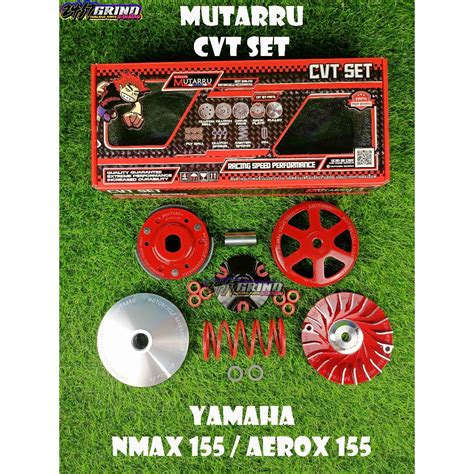 MUTARRU CVT SET YAMAHA NMAX V1 NMAX V2 AEROX V1 AEROX V2 COMPLETE