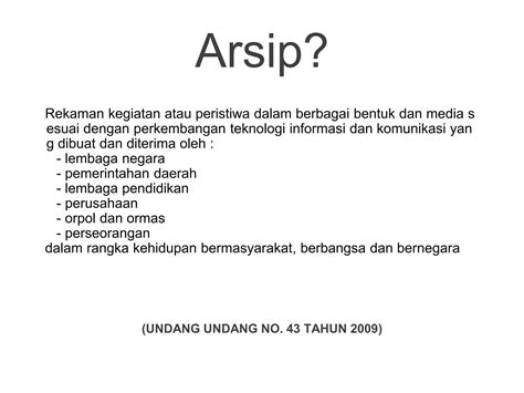 Pengelolaan Arsip Dinamis Pptx