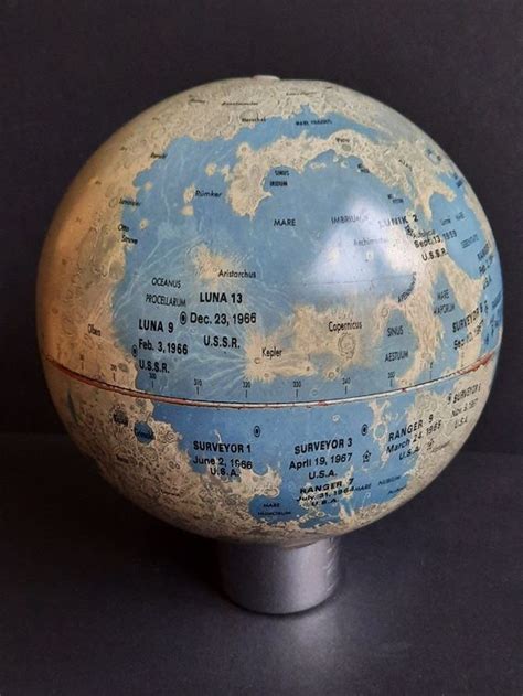Original Mond Globus Blech 60er Jahre | Kaufen auf Ricardo