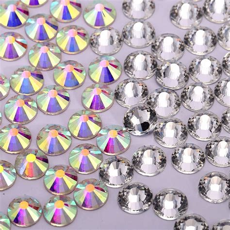 1440PCS Lot SS10 SS20 Clear Crystal Batu Manik Tampal Hotfix