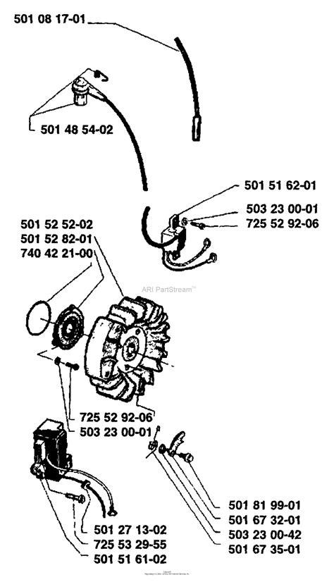 Husqvarna 61 (1989-02) Parts Diagram for Ignition/Flywheel