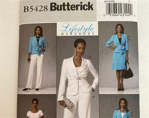 Simplicity Uncut Pattern For Pants Skirt Knit Top And Jacket In