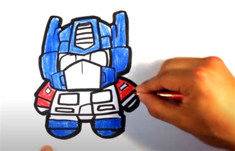 Transformers Optimus Prime Easy Drawing