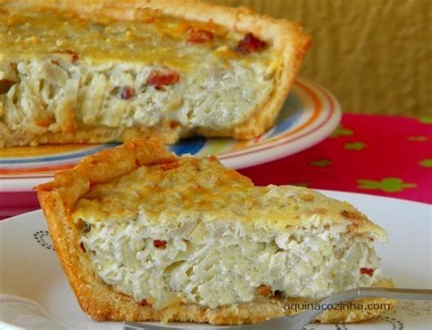 Quiche De Bacalhau Aqui Na Cozinha