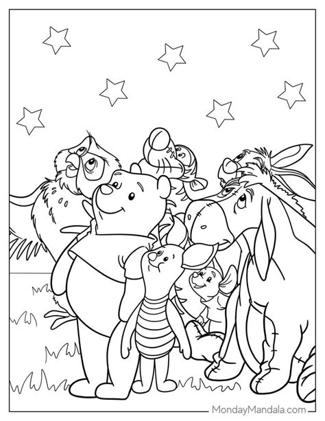 Winnie The Pooh Coloring Pages Free Pdf Printables Disney