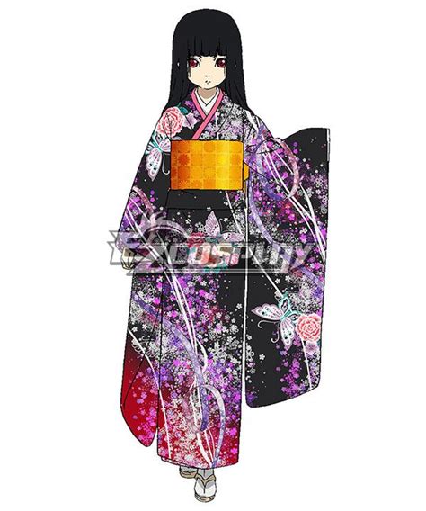 Hell Girl Enma Ai White Uniform Cosplay Costume