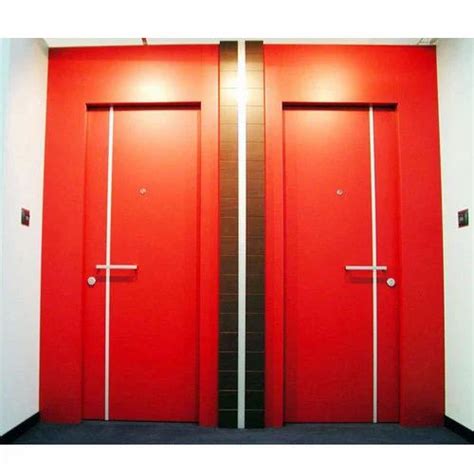 Red Fire Rated Steel Door At Rs 3750 Square Feet In Villupuram ID