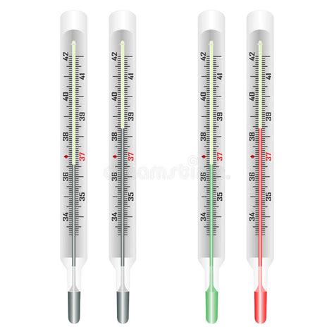 Thermometers Medical Glass Mercury And Alcohol Thermometers For Measuring The Temperature Of