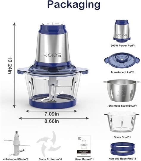 KOIOS 500W Food Processor Review