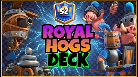 Top Ladder W Royal Hogs Recruits Deck Clash Royale Youtube