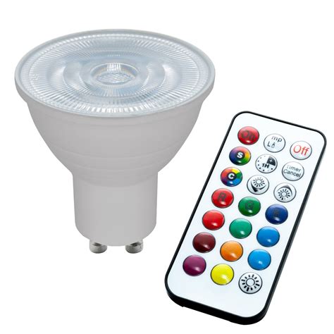 Ampoule LED 6W Dimmable RGB 6000K GU10 Connexion 230V LED RGBW