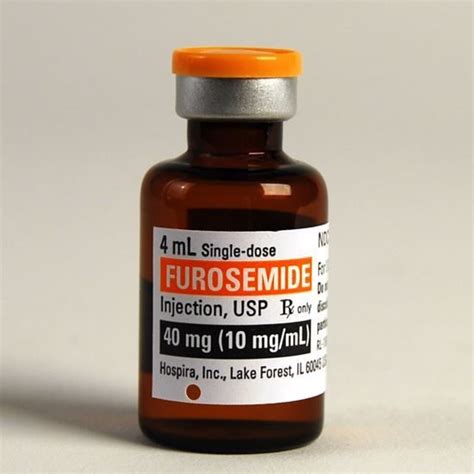 Furosemide 10mg Ml Sdv 4ml Vial Mcguff Medical Products