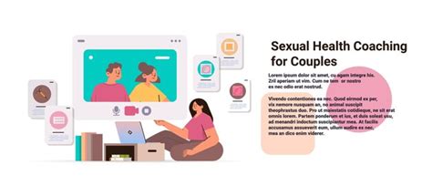 Premium Vector Woman Gives Online Lecture About Sexual Health Education Contraceptive Methods