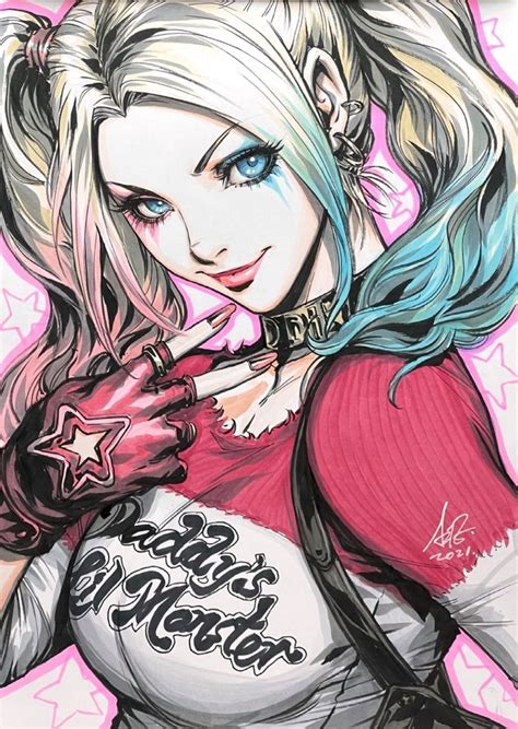 Harley Quinn By Artgerm Stanley Lau Harley Quinn Art Harley Quinn Comic Harley Quinn Tattoo