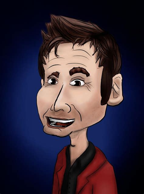 David Tennant Caricature By Meek Penguin On Deviantart