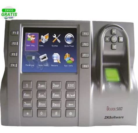 Registrador Control Asistencia Accesos Iclock Huella Zk