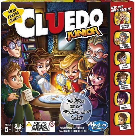 Hasbro Spiel Cluedo Junior Ab 5 Jahren Online Kaufen Otto