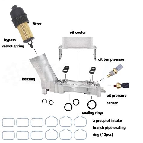 Upgraded Aluminum Engine Oil Filter Housing For Dodge Jeep Chrysler Ram