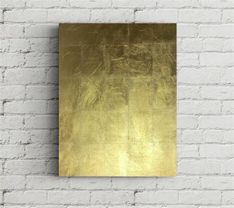 Gold Leaf Painting Gold Leaf Abstract Painting Gold Foil - Etsy