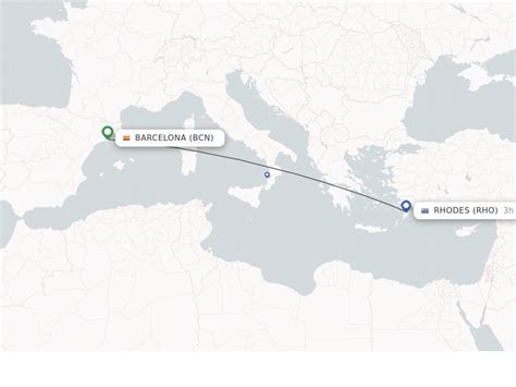 Direct Non Stop Flights From Barcelona To Rhodes Schedules