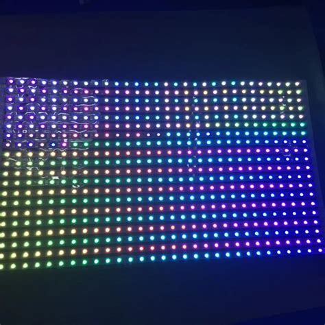 Panel De Luz LED Flexible 30x40 P Xeles RGB A Todo Color WS2812B DC5V