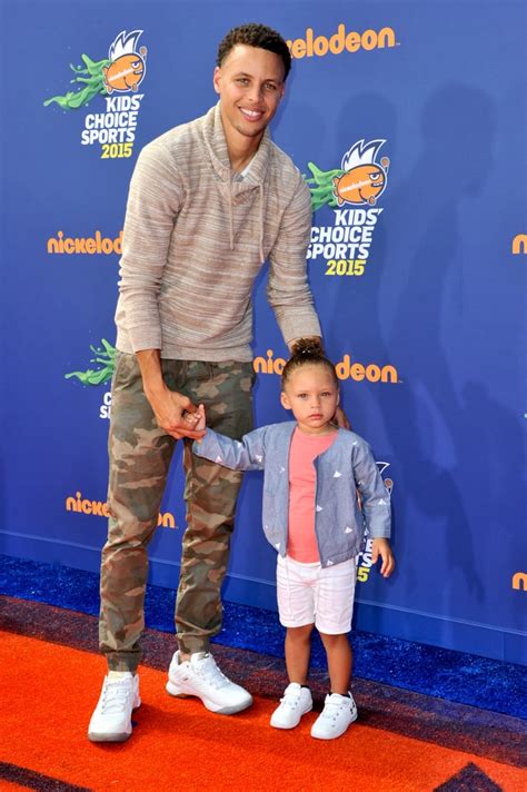 Stephen and Riley Curry at Kids' Choice Sports Awards 2015 | POPSUGAR ...