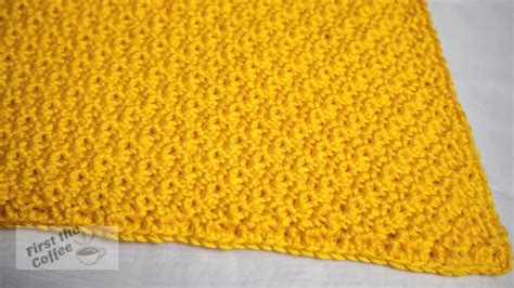 Easy C C Lemon Peel Crochet Stitch Baby Blanket Free Pattern First