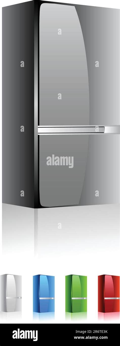 Vector fridge, different colors Stock Vector Image & Art - Alamy