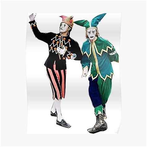 Twins Jester Garden Poster For Sale By Rosieevans83 Redbubble