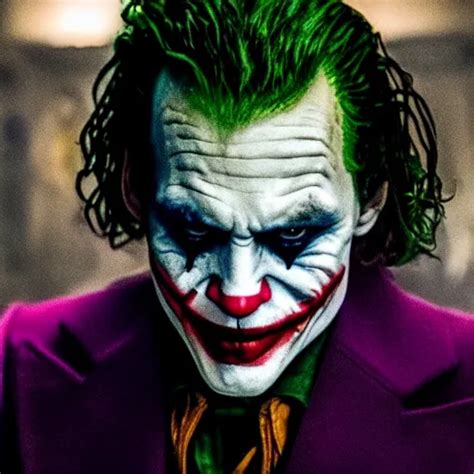 Stunning Awe Inspiring Johnny Depp As The Joker Movie Stable