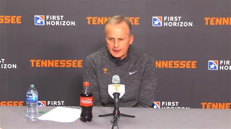 Watch Tennessee Vols Basketball Rick Barnes Talks To Media After 20 Point Win Sports