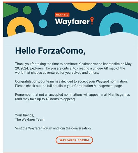 Accepted Wayspot Went Into Niantic Voting Bug Reports And Technical Support Niantic Wayfarer