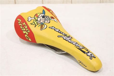 未使用に近いselle ITALIA セライタリア FLITE Marc Pantani マルコ パンターニ サドル VANOXレール