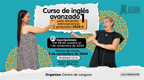 Curso de inglés avanzado 1 para docentes administrativos y graduados