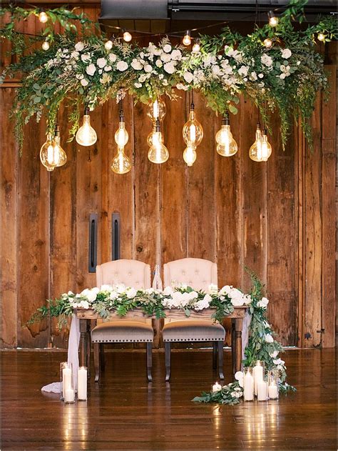 Elegant Sweetheart Table Sweetheart Table Backdrop Sweetheart Table