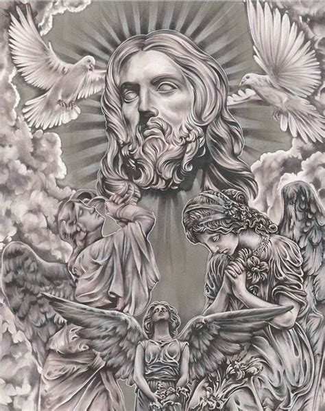 Chicano Angel Tattoo