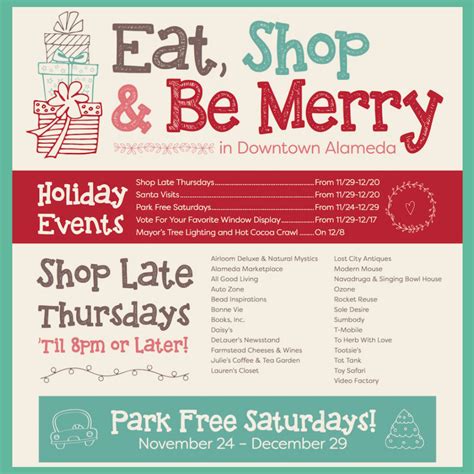 Holiday Events | Downtown Alameda