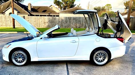 2010 Lexus Is250c Trunk Area Openclose Hard Top Convertible Youtube