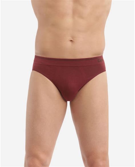 Pack 2 Slip Sin Costura Algodon Dim Ad005he Color Trufa Marron