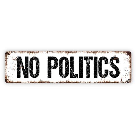 No Politics Signs Etsy