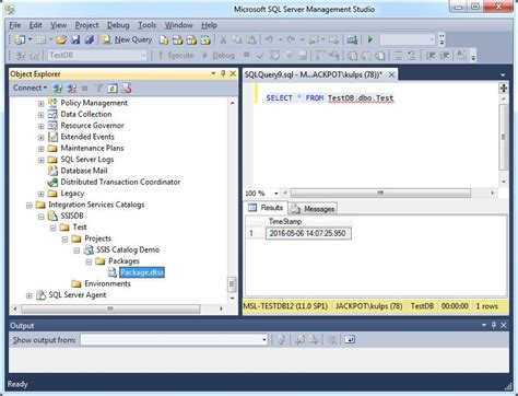 How To Deploy And Execute An SSIS Package From The SSISDB Catalog