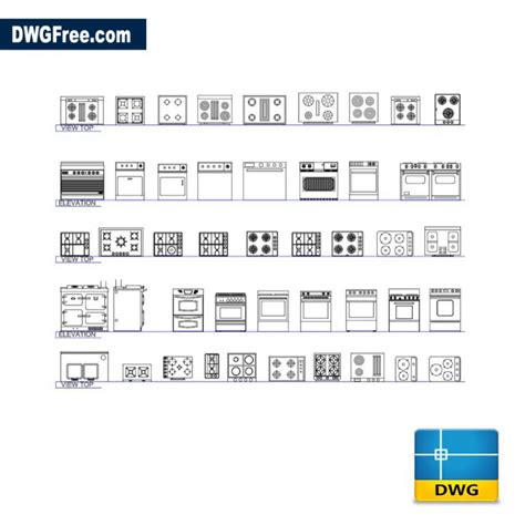 Télécharger bloc AutoCAD mobilier Ensembles de meubles DWG